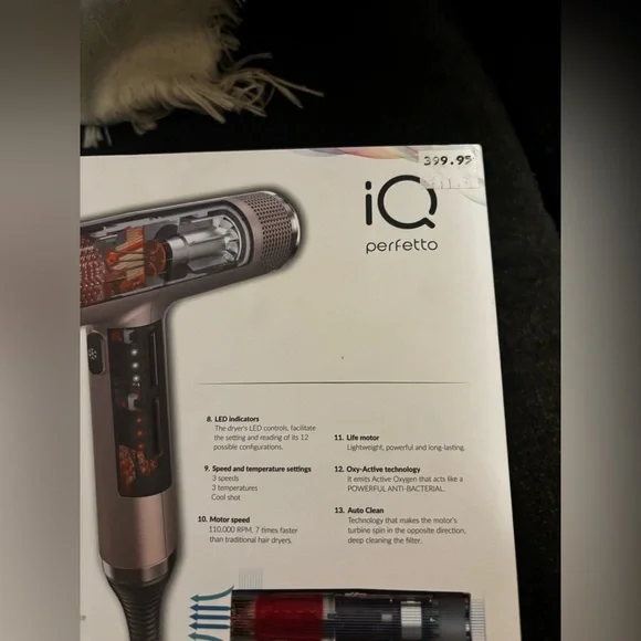 Gama Professional IQ Hair Dryer in Bronze - Picture 3 of 5